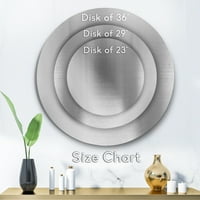 DesignArt 'Izbliza glave konja u stabilnoj' Farmhouse Circle Metal Wall Art - Disk od 36