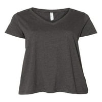 Normalno je dosadno - ženska majica s V -izrezom plus veličine, do veličine - Miami