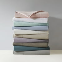 Set posteljine u ljubičastoj boji u ljubičastoj boji s luksuznim dubokim džepom od mikrovlakana