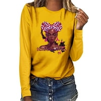 Ženska majica s kapuljačom s puloverom s dugim rukavima s dugim rukavima