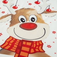 Božićni obiteljski pidžama setovi, losa pidžama, pidžama s dugim rukavima za odrasle i djecu