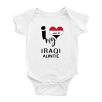 Srce moje iračke tetke, Iračka Ljubavna Zastava, dječji jednodijelni bodi za novorođenčad