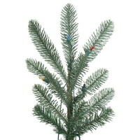 Umjetno božićno drvce od 7,5 ' inča, raznobojna LED svjetla s tvrdom ljuskom