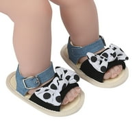 Dječje sandale, otvorene cipele s mašnom za djevojčice, cipele za prve šetače, ljetne ravne sandale za malu djecu
