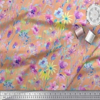 Soimoi mahovina georgette tkanina cvijeta akvarel tkanina tkanina po dvorištu široko