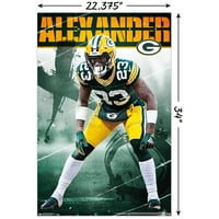 Jair Aleksander zeleni zaljev Packers 22,4 Poster samo za igrače 34