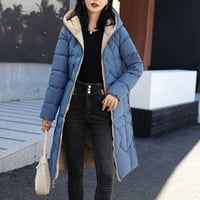 Kaputi za žene, ženski kaputi s dvostrukim reverom u točkicama, elegantni kaput od jesenskog / zimskog kaputa