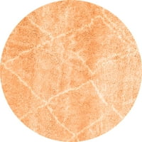 Ahgly Company zatvoreni okrugli trelis narančaste prostirke, 6 'krug