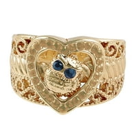 prsten od nehrđajućeg čelika za muškarce i žene u obliku životinja na prstima prsten od rhinestona sova prsten