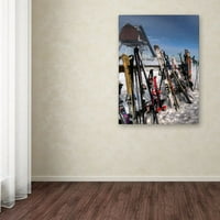 Zaštitni znak likovna umjetnost Ski Gear Canvas Art by Lois Bryan