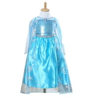 Haljina za djevojčice od 3 godine slatka kostimirana haljina za zabavu smrznuto odijelo Snježna princeza haljina