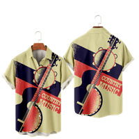 Smiješna havajska košulja s kratkim rukavima 3d tiskane kratke rukave Havajske košulje za tinejdžera