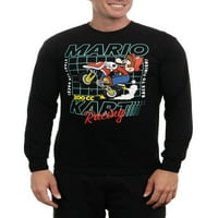 Nintendo Mario Kart Mens Graphic Dugi rukavi majice