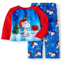 Snoopy božićna pidžama set spavanja