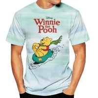 Odjeća za roditelje i djecu za odrasle i djecu Vinnie Pooh majica kratkih rukava s okruglim vratom različitih
