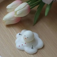 Dekor doma ručno izrađen slatka topljena snjegovića aromaterapija za svijeće ukrase kuće bijele boje