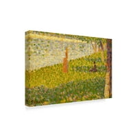 Zaštitni znak likovna umjetnost 'Žene na rijeci platno umjetnost Georges Pierre Seurat