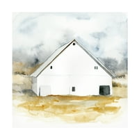 Victoria Barnes 'White Barn akvarel iv' platno umjetnost