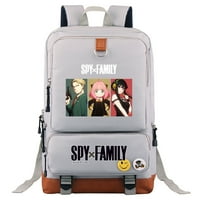 Obiteljski četverokutni ruksak s paketom-Veliki kapacitet, puno džepova, pogodan za 15-inčni laptop s paketom