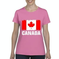 MmF - Ženska majica kratkih rukava, veličina s do 3XL - Zastava Kanade