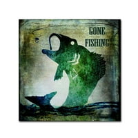 Zaštitni znak likovna umjetnost 'Gone ribolov' platna umjetnost Lightboxjournal