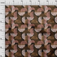 Jednobojna baršunasta smeđa Tkanina polukružna zanatska tiskana tkanina širine dvorišta