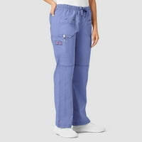 Ženske teretne hlače s Više džepova, tamnoplava, AA