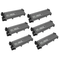 Speedyinks 6pk kompatibilno Tn tn tn-visoki prinos crni toner Caredge Fort uporaba u DCP-L2520DW, DCP-L2540DW,