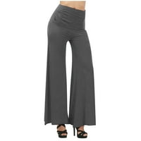 Ženske hlače u prodaji ženske široke hlače visokog struka široke noge gamaše za vježbanje Ležerne hlače flare