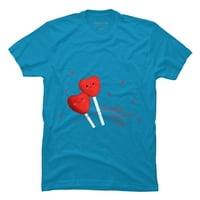Muška Mornarska grafička majica za Valentinovo - dizajn Od he 3s