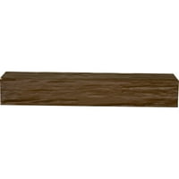 Ekena Millwork 4 H 8 D 84 W Riverwood Fau Wood Kamin Mantel, izgorjeli bor