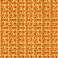 Pravokutni prijelazni narančasto-crveno-narančasti unutarnji tepisi tvrtke A. M., perivi u stroju, 8 '10'