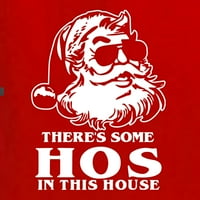 Divlji Bobbi, u ovoj kući ima nekoliko drolja, božićna muška majica s uzorkom, crvena, veličine 5