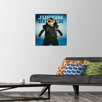 Justin Bieber-plakat na zidu s gumbima, 14.725 22.375