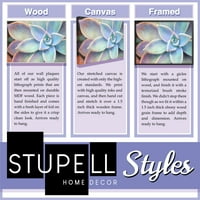 Stupell Industries Sažetak ljetnih divljih cvijeća grafička umjetnička galerija omotana platno tiskanom zidnom