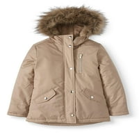 Beverly Hills Polo Club Trim Trim teška Anorak Parka s runom oblogom