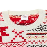 VRIJEME ZAVRŠENE GIRLE Božićni džemper, veličine 4- & Plus