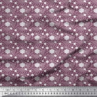 Soimoi Rayon Crepe tkanina šesterokutna tkanina za ispis tkanine prema dvorištu široko