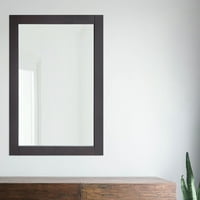 Shorewood kupaonica ogledalo, dizajnerska kuća uobičajena ogledala, meka mat crna, 589648