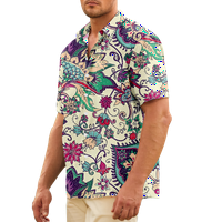 Majice s uzorkom u stilu Paislee muška majica s printom od 3 inča ležerni vrhovi ljetni par 3 inča roditelj-dijete