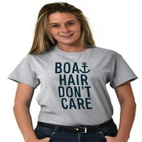 Čamac kosa ne brine ocean vibracije slatke ženske grafičke majice majice brisco robne marke s
