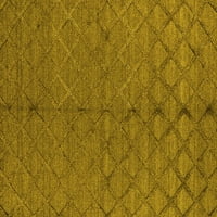 Ahgly Company zatvoreni kvadratni orijentalni žuti industrijski prostirke, 3 'kvadrat