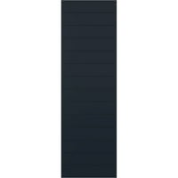 Ekena Millwork 15 W 68 H TRUE FIT PVC Horizontalni sloj moderni stil Fiksni nosač, bez zvijezde noćne plave