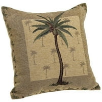 Brentwood Originals Panama Jacquard Chenille 18-by Dekorativni jastuk, palma