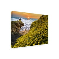 Dennis Frates 'Cliffs 2' Canvas Art