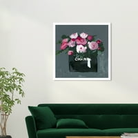 Wynwood Studio ispisuje Pink Bouquet Fashion and Glam Lifestyle Wall Art Canvas Print Pink tamno ružičasta 30x30