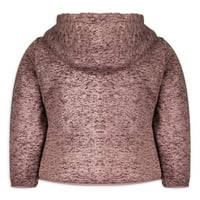 Reebok Girls Sherpa obložen džemper jakna od runa, veličine 4-16