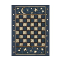 Likovna umjetnost s potpisom Zvjezdana šahovska ploča na platnu Robina Betterlija