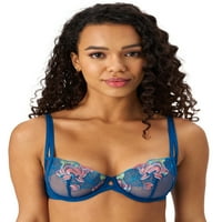 Obožava ga Adore Me Women's Jamilla Unlied Underwire Mesh Vesery grudnjak, veličine 40dd