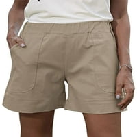 Ženske havajske Mini hlače, Bermuda, Ležerne ljetne kratke hlače za plažu, široke, kratke, pripijene hlače